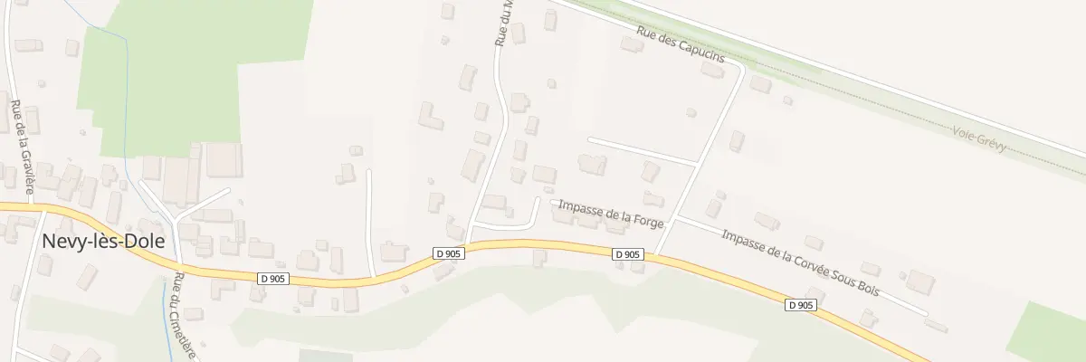 Plan du 3 Rue du Moulin à Nevy-lès-Dole