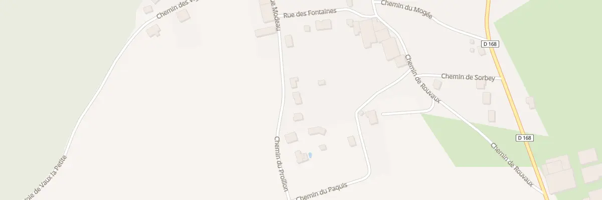 Plan du 5 Chem Chemin Rural du Proillon à Ménil-la-Horgne