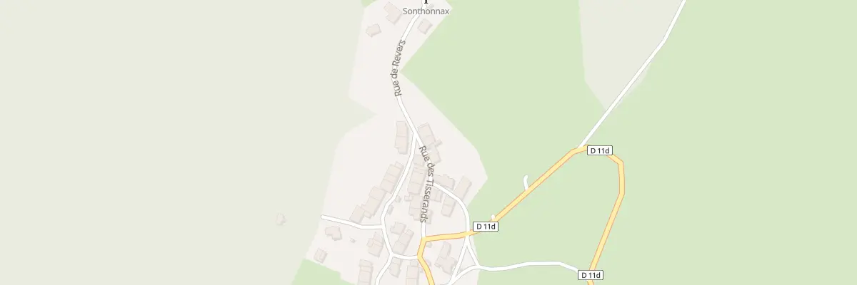 Plan du 96 Rue des Tisserands à Sonthonnax-la-Montagne
