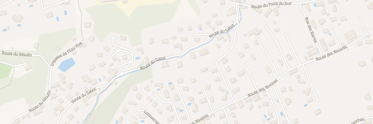 Plan du 540A Rte du Sabot à Vourey
