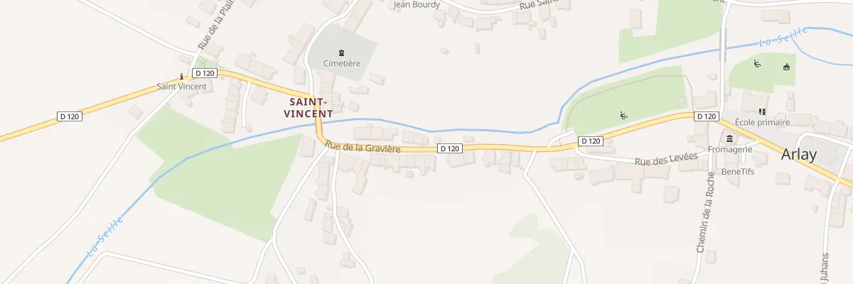 Plan du 30 Rue de la Graviere Arlay à Arlay