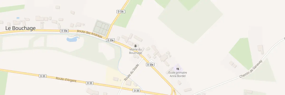 Plan du 210 Rte des Corbassières au Bouchage