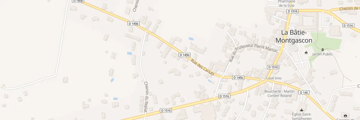 Plan du 249 Rue des Canuts à La Bâtie-Montgascon