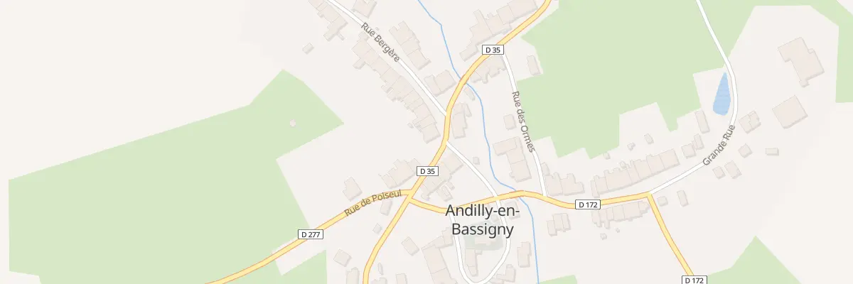 Plan du 5 Rue du Coin à Andilly-en-Bassigny