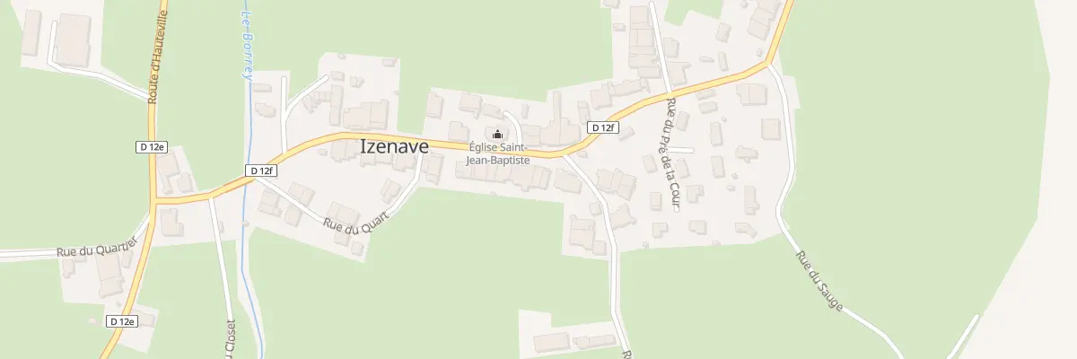 Plan du 372 Rue Grand Rue à Izenave