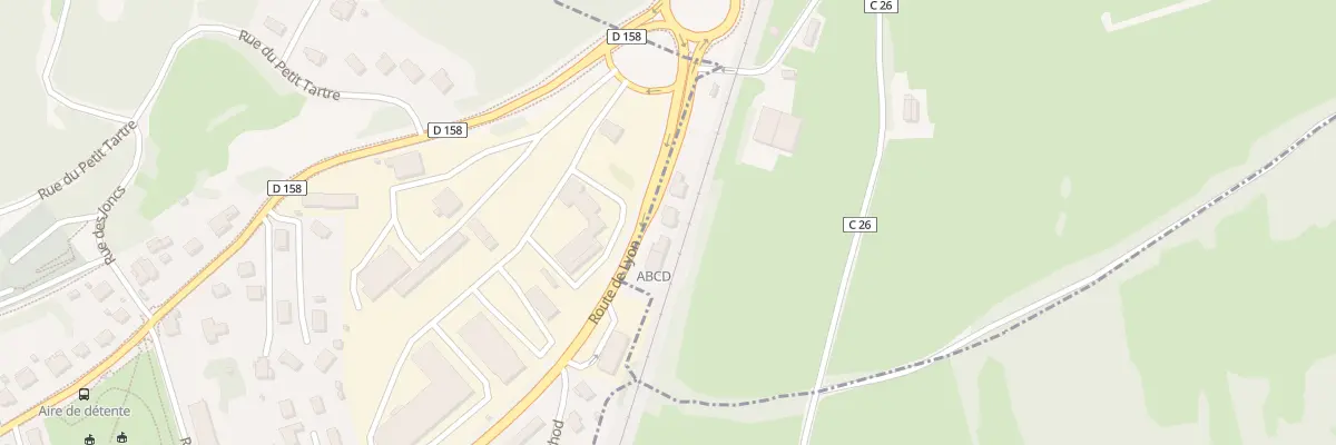 Plan du 9003 Rte de Lyon à Montmorot