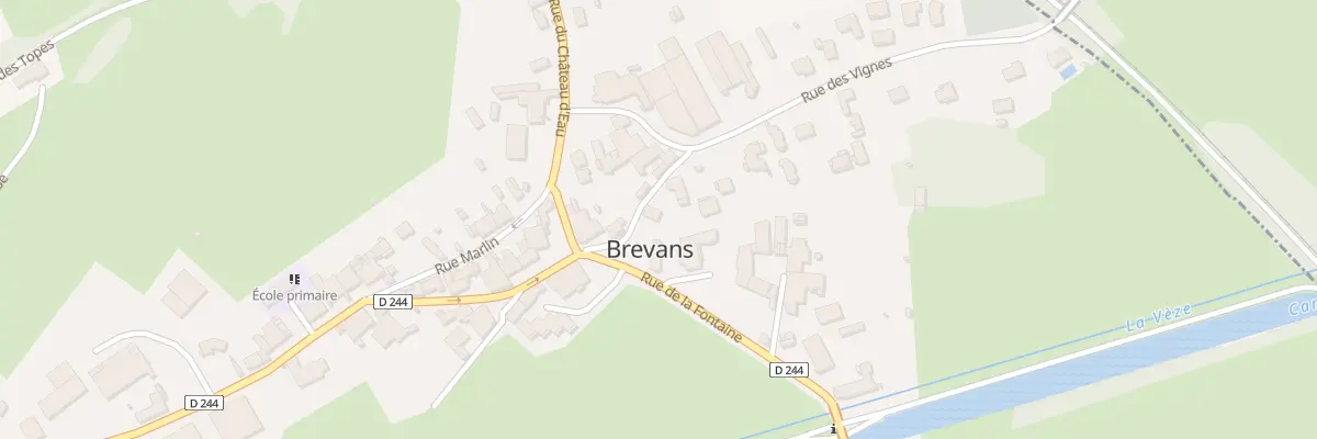 Plan du 4 Rue La Riotte à Brevans