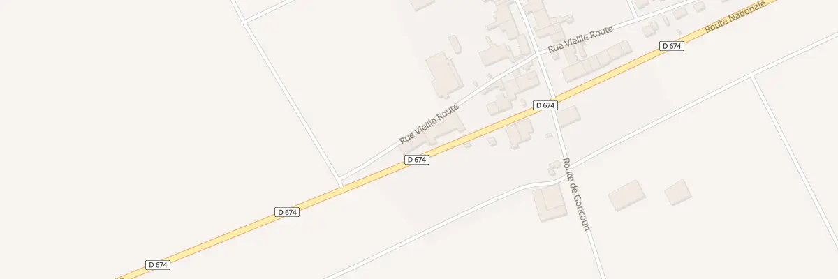 Plan du 18 Rte Nationale à Liffol-le-Petit