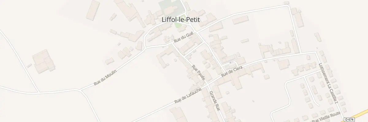 Plan du 7 Rue Pavee à Liffol-le-Petit