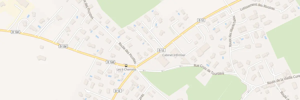 Plan du 135 Rte de Voiron à Charnècles