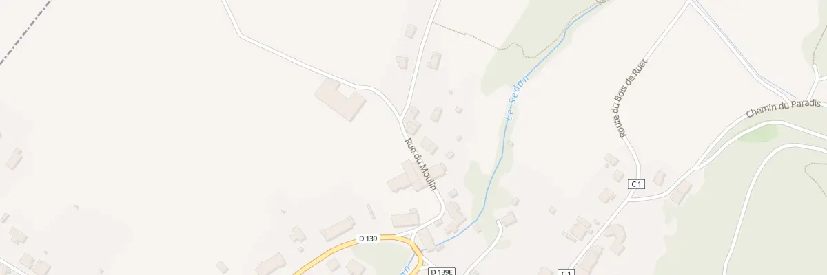Plan du 122 Rue du Moulin à Quintigny