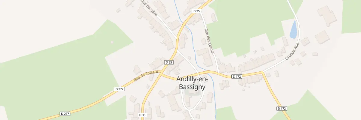 Plan du 4 Rue du Coin à Andilly-en-Bassigny