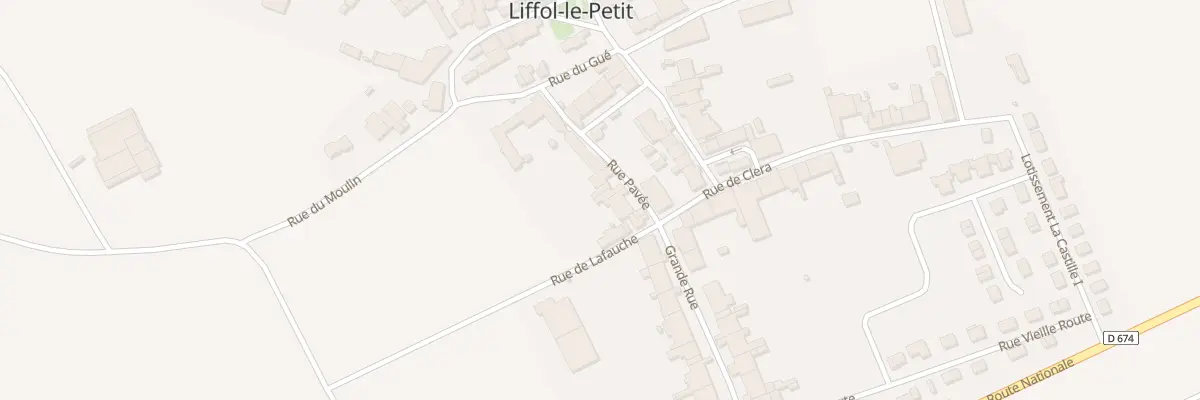 Plan du 3 Rue Pavee à Liffol-le-Petit
