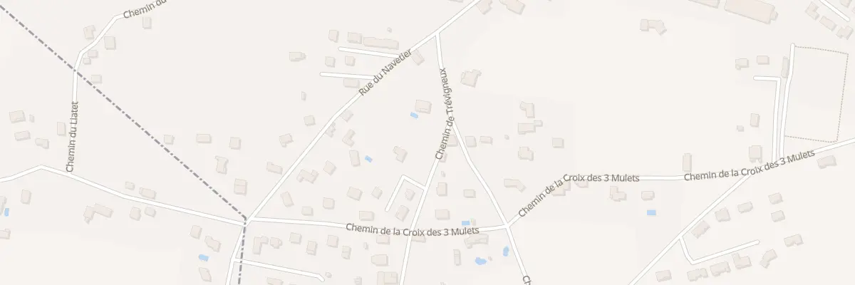 Plan du 140 Che de Trevignieux à La Bâtie-Montgascon