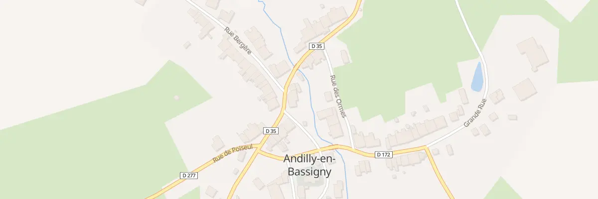 Plan du 6 Rue du Coin à Andilly-en-Bassigny