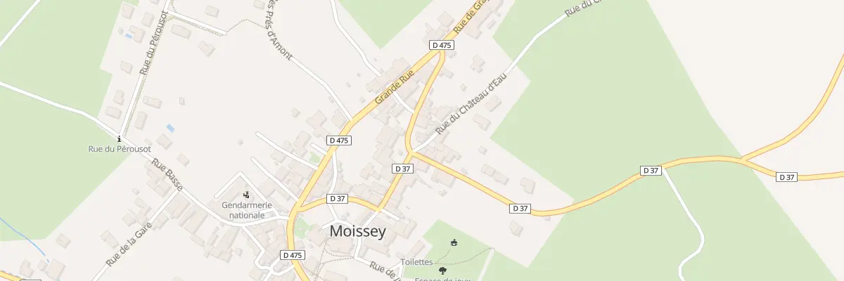Plan du 1 Rue du Chateau d’Eau à Moissey