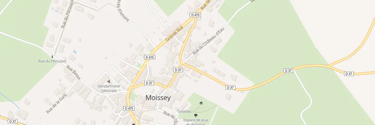 Plan du 2 Rue du Chateau d’Eau à Moissey