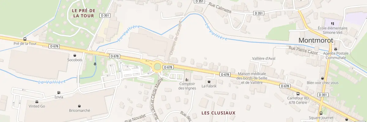 Plan du 36 Av Maillot à Montmorot