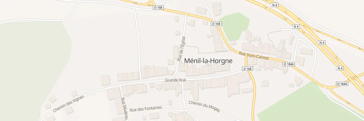 Plan du 26 Rue La Grande Rue à Ménil-la-Horgne