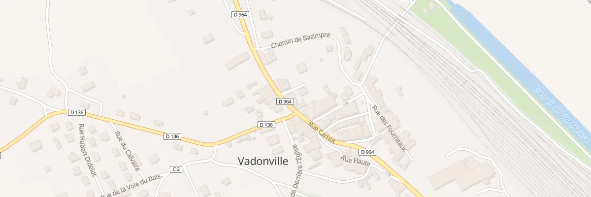 Plan du 12 Rue Carnot à Vadonville
