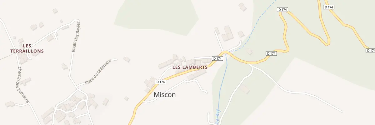Plan du 5033 Miscon à Miscon