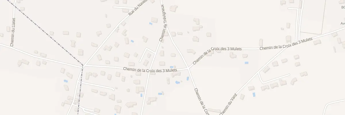 Plan du 108 Che de la Corne à La Bâtie-Montgascon