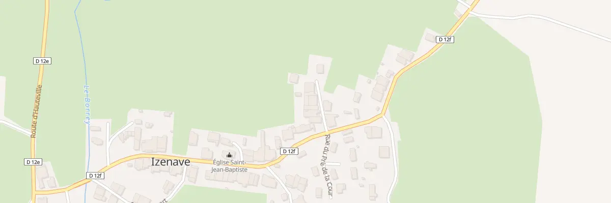 Plan du 43 Imp de la Donchère à Izenave