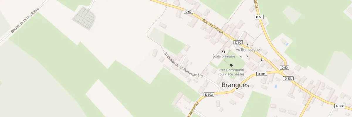 Plan du 5293 Imp de la Pommatiere à Brangues