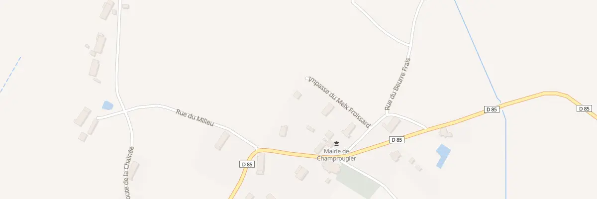Plan du 5053 Imp du Meix Froissard à Champrougier