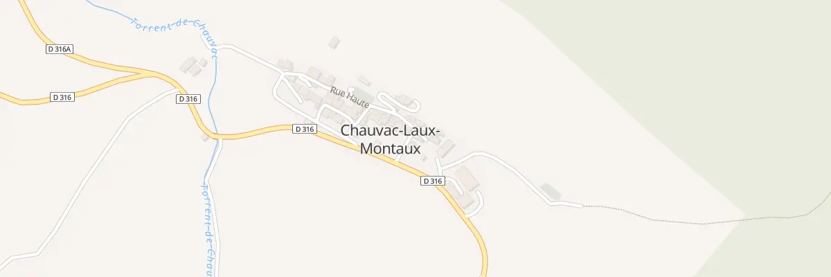 Plan du 5017 Le Village à Chauvac-Laux-Montaux