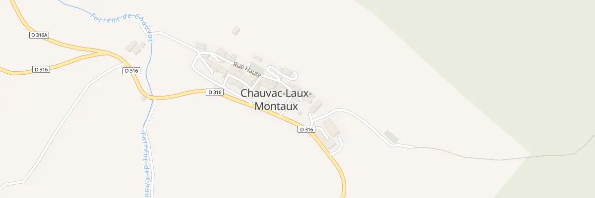 Plan du 5034 Le Village à Chauvac-Laux-Montaux