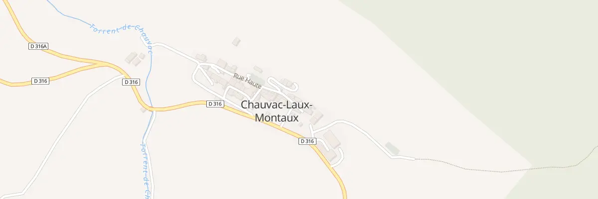 Plan du 5015 Le Village à Chauvac-Laux-Montaux