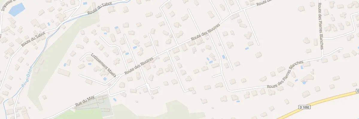 Plan du 170 Rte des Rivoires à Vourey