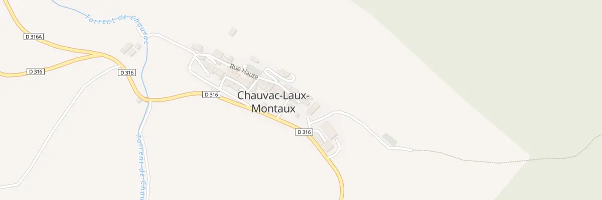Plan du 5019 Le Village à Chauvac-Laux-Montaux