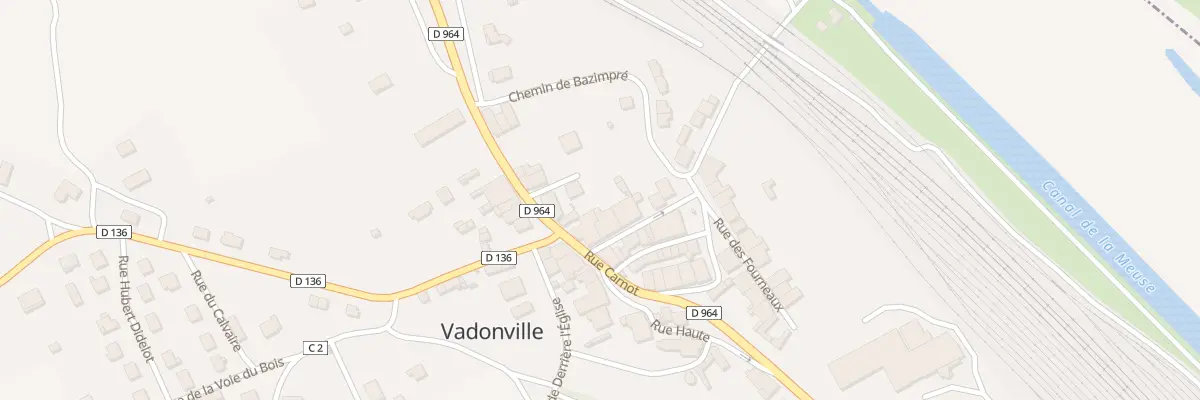 Plan du 1 Rue Jeanne d’Arc à Vadonville