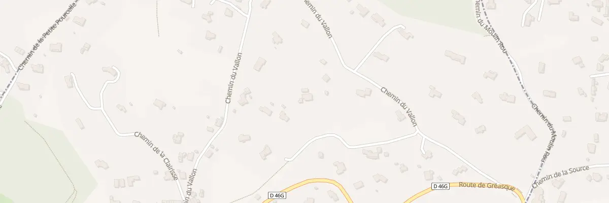 Plan du 824 Che du Vallon à Mimet