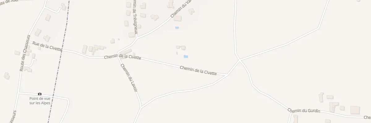 Plan du 170 Che de la Civette à La Bâtie-Montgascon