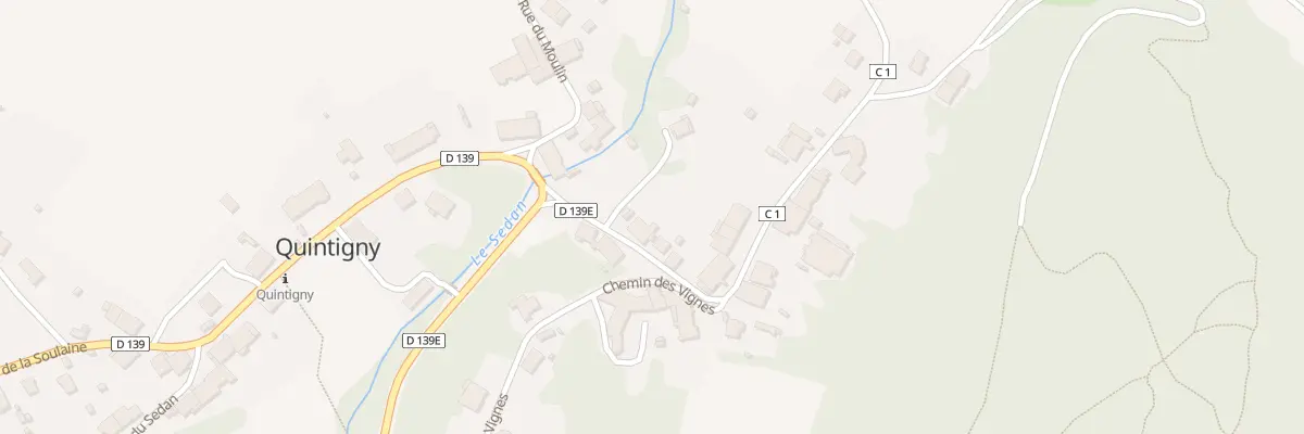 Plan du 73 Rue du Château à Quintigny