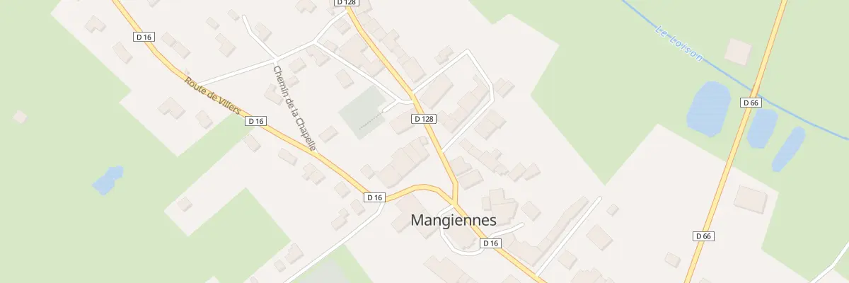 Plan du 1 Rue du Moulin à Mangiennes