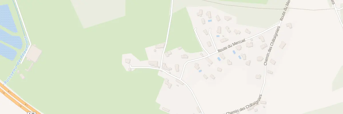 Plan du 60 Che de Planése à Réaumont