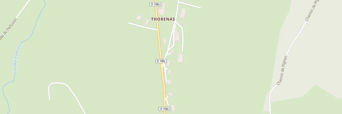 Plan du 30 Che de Thorenas à Autrans-Méaudre en Vercors