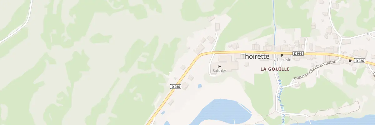 Plan du 6 Rte de Bourg à Thoirette-Coisia