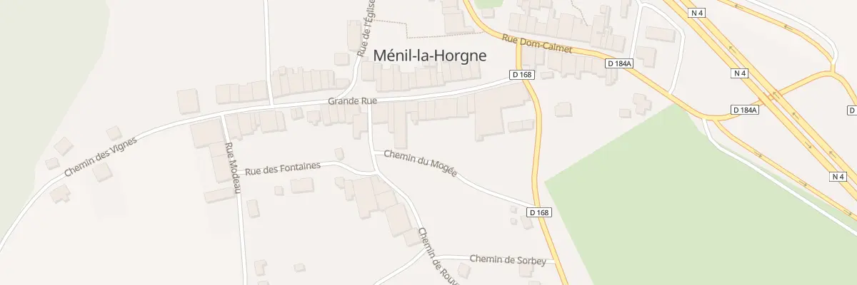 Plan du 11 Rue La Grande Rue à Ménil-la-Horgne