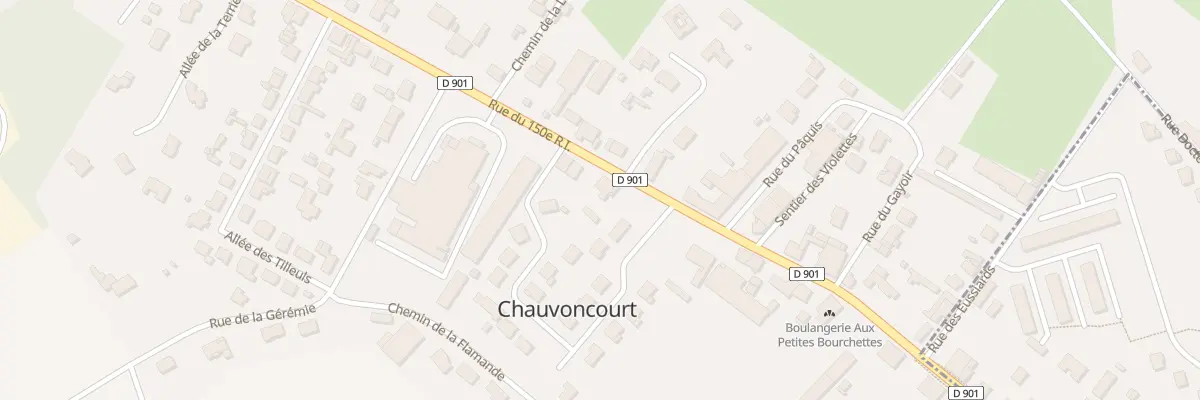 Plan du 25 Rue du 150e Ri à Chauvoncourt