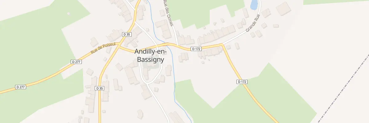 Plan du 2 Gr Grande Rue à Andilly-en-Bassigny