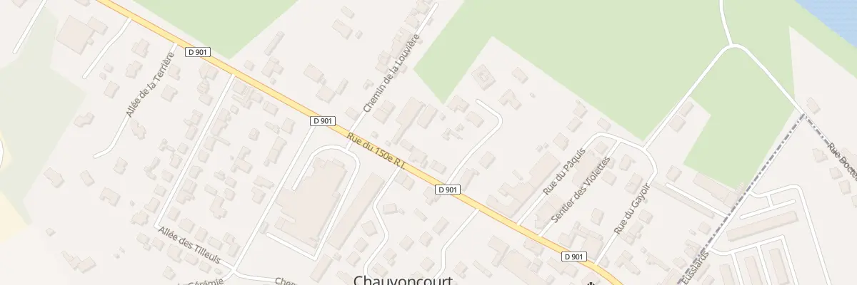 Plan du 22 Rue du 150e Ri à Chauvoncourt