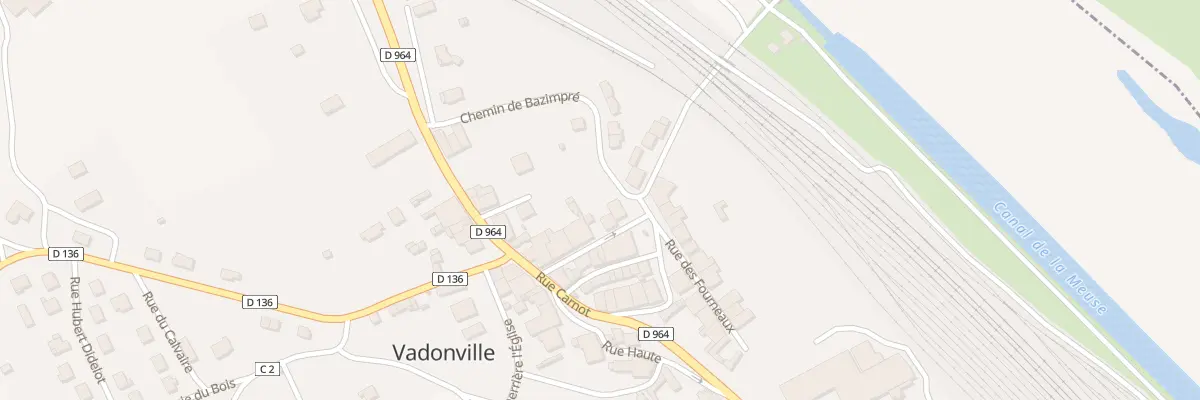 Plan du 7 Rue Jeanne d’Arc à Vadonville