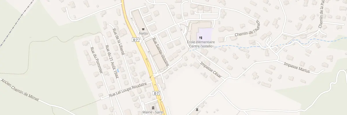 Plan du 5272 Res du Centre à Saint-Savournin