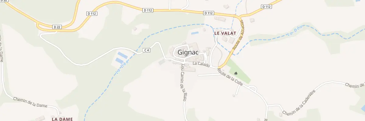 Plan du 4 Lou Camin de la Posto à Gignac