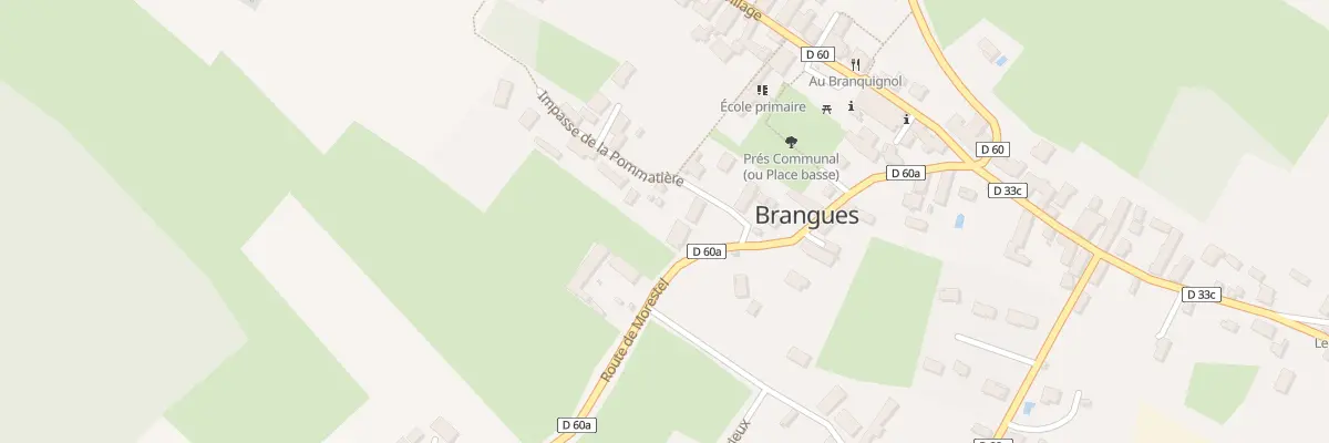 Plan du 5073 La Pomatiere à Brangues